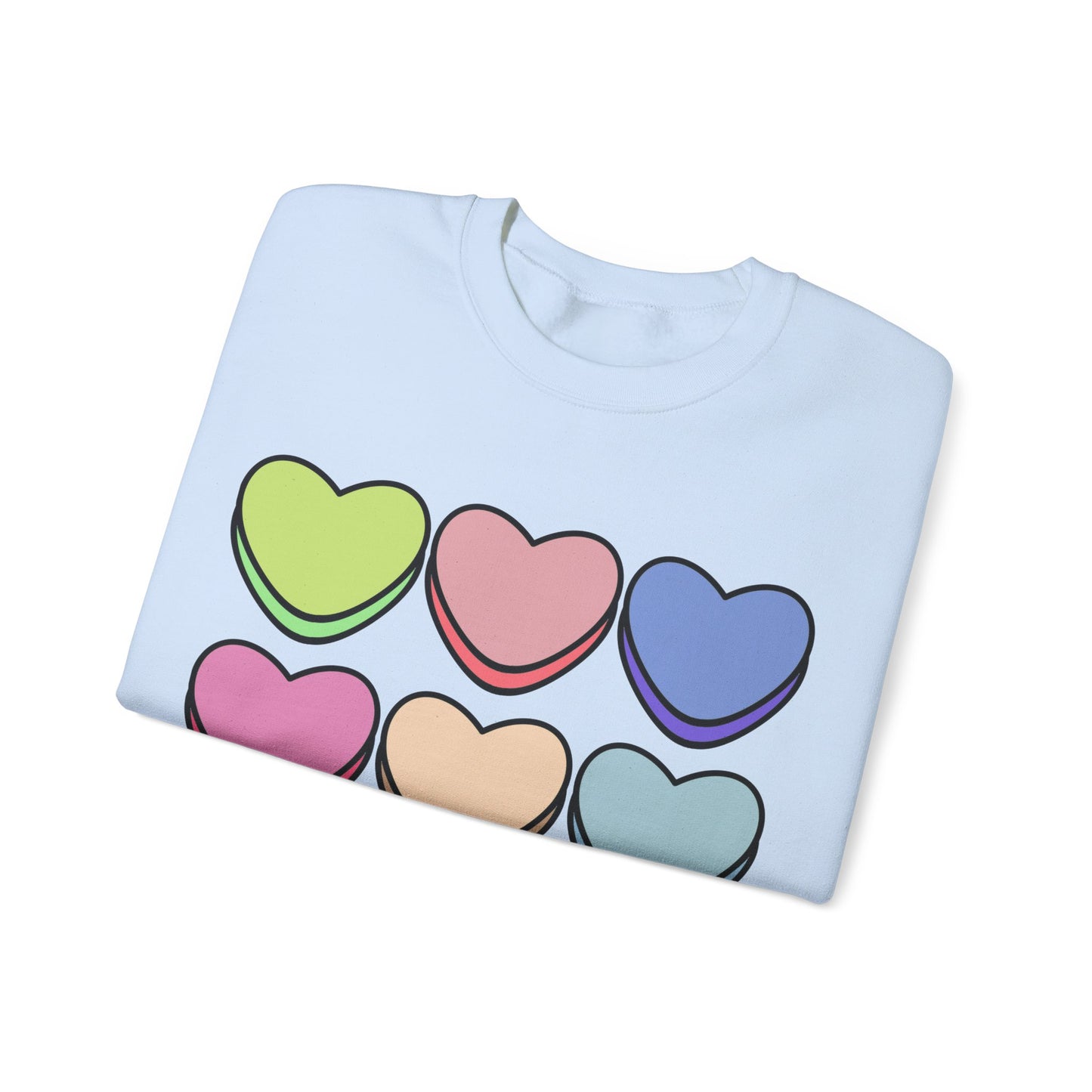 Valentines Hearts Heavy Blend™ Crewneck Sweatshirt