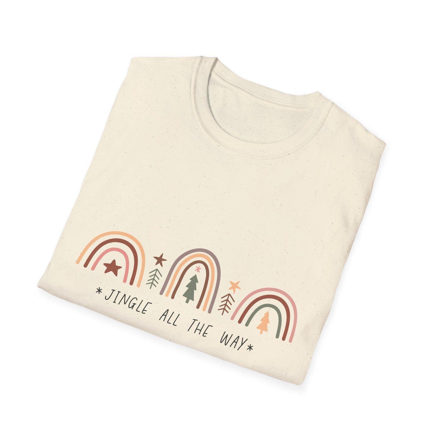 Jingle All the Way Unisex Softstyle T-Shirt – Festive Holiday Christmas Vibes
