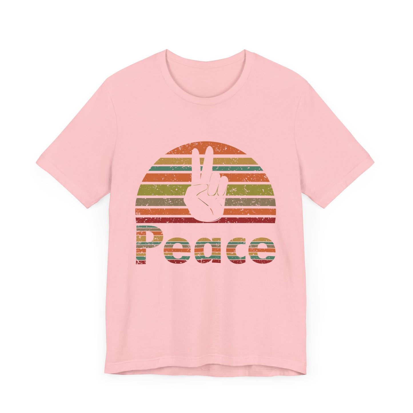 Retro Peace Unisex Jersey Short Sleeve Tee