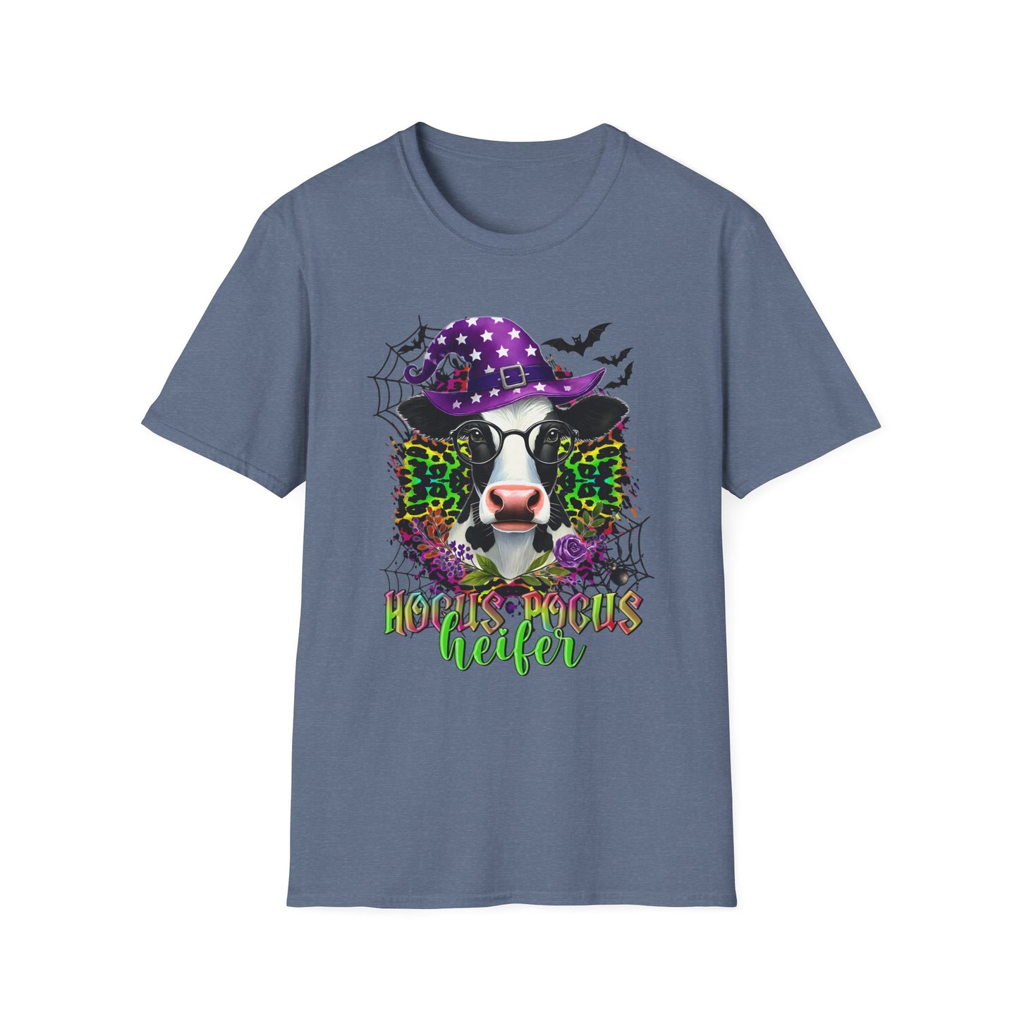 Spooky Cow Halloween T-Shirt - Hocus Pocus Heifer Design