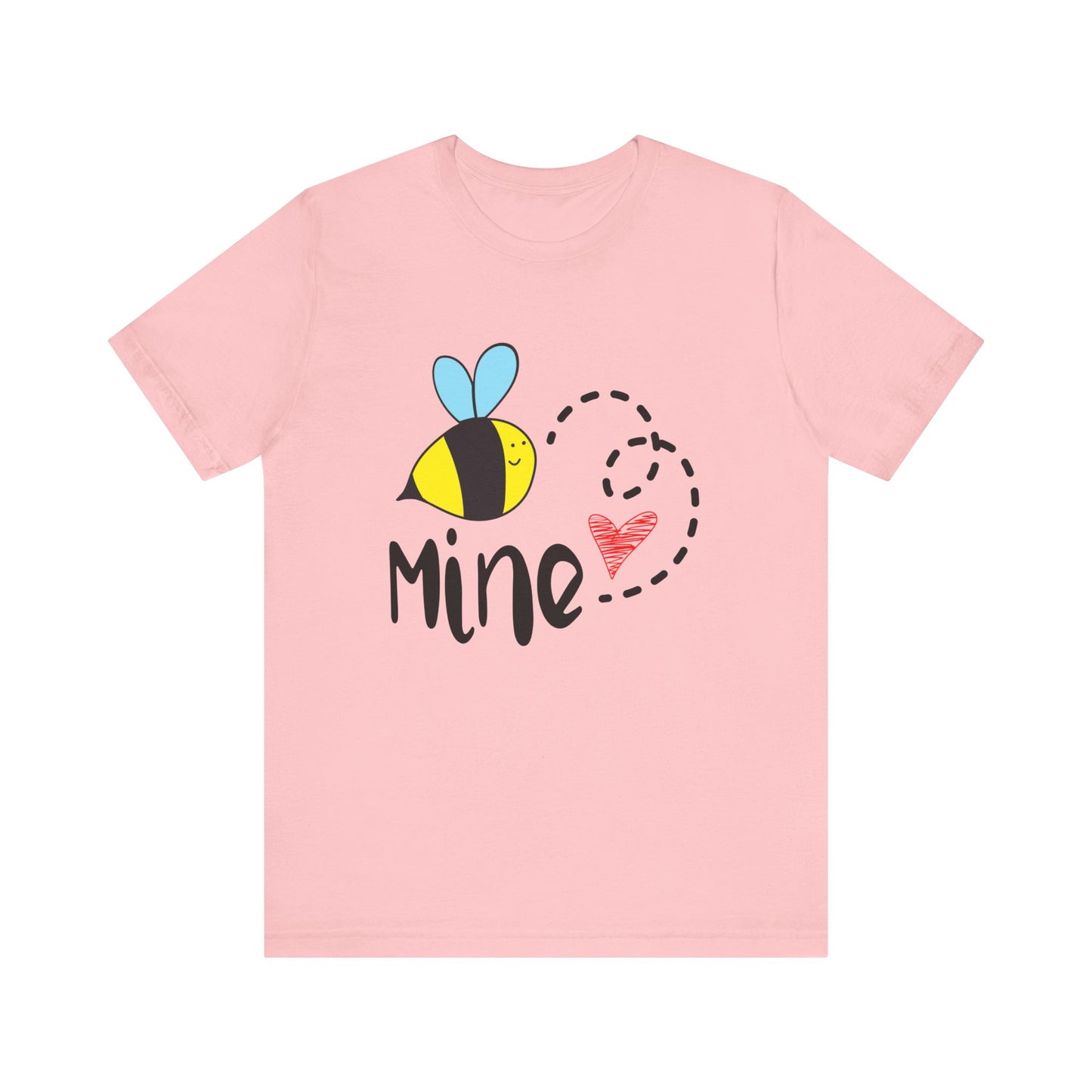 Bee Mine Valentine Unisex Jersey Short Sleeve Tee