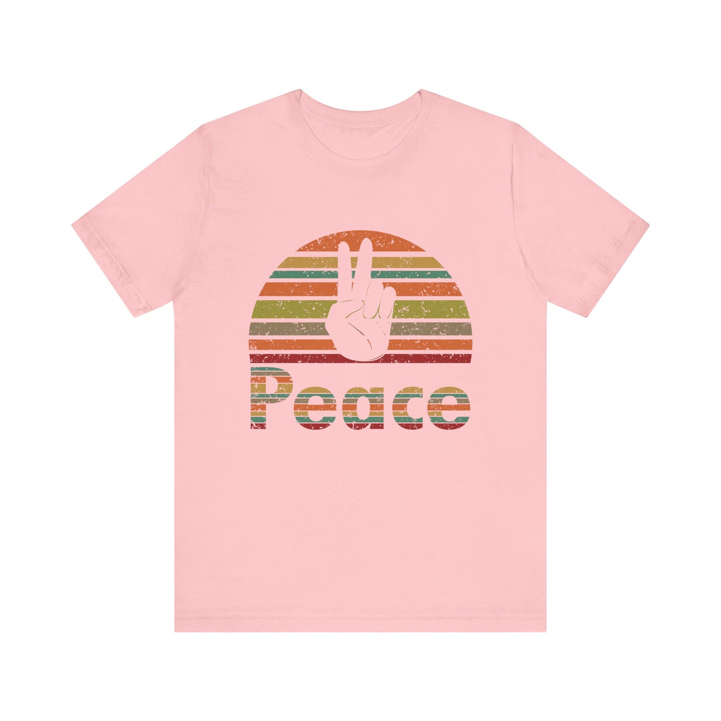 Retro Peace Unisex Jersey Short Sleeve Tee