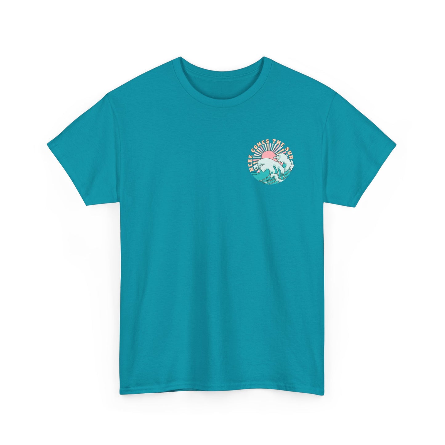 Here Comes the Sun Beach Bum Unisex Heavy Cotton Tee