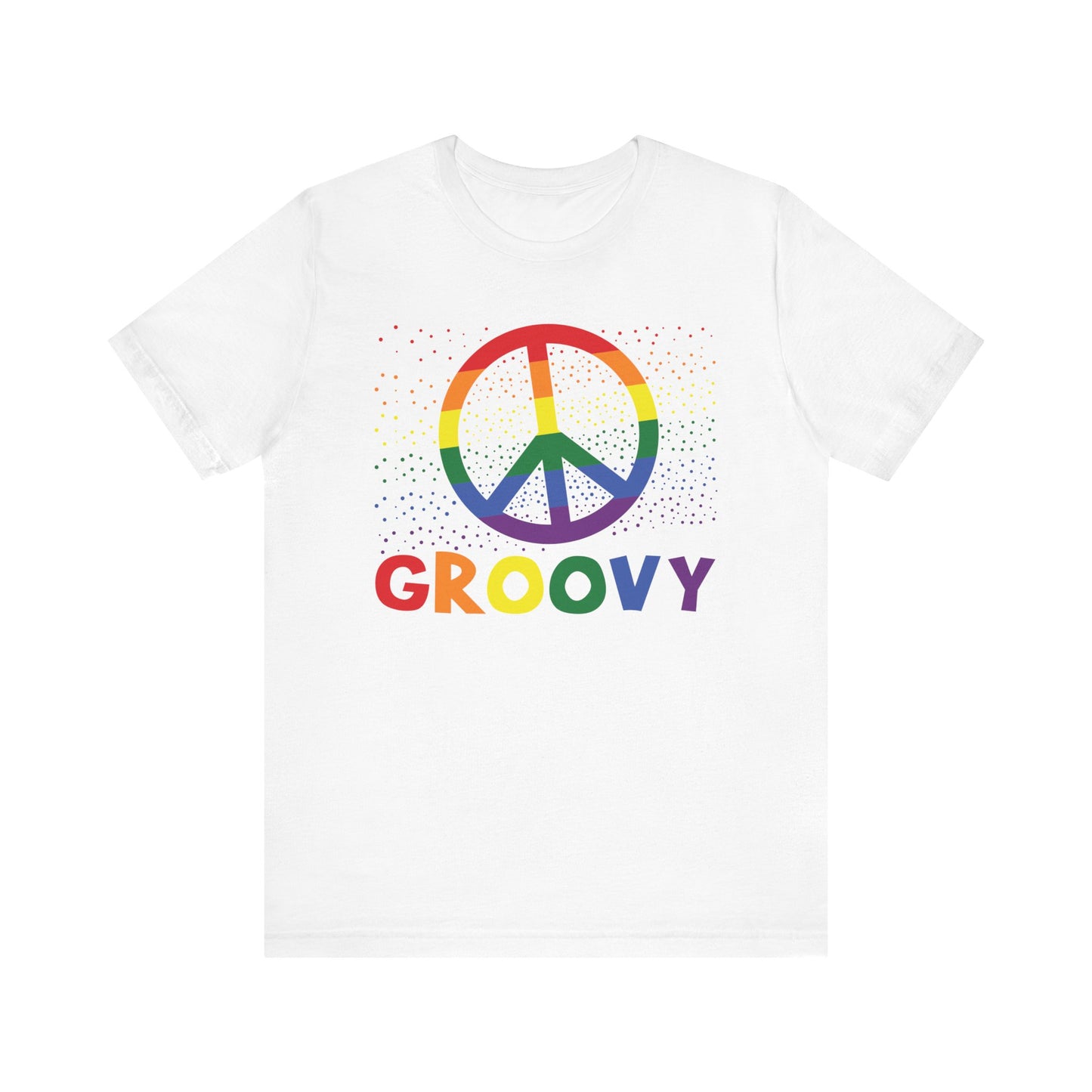 Groovy PeaceUnisex Jersey Short Sleeve Tee