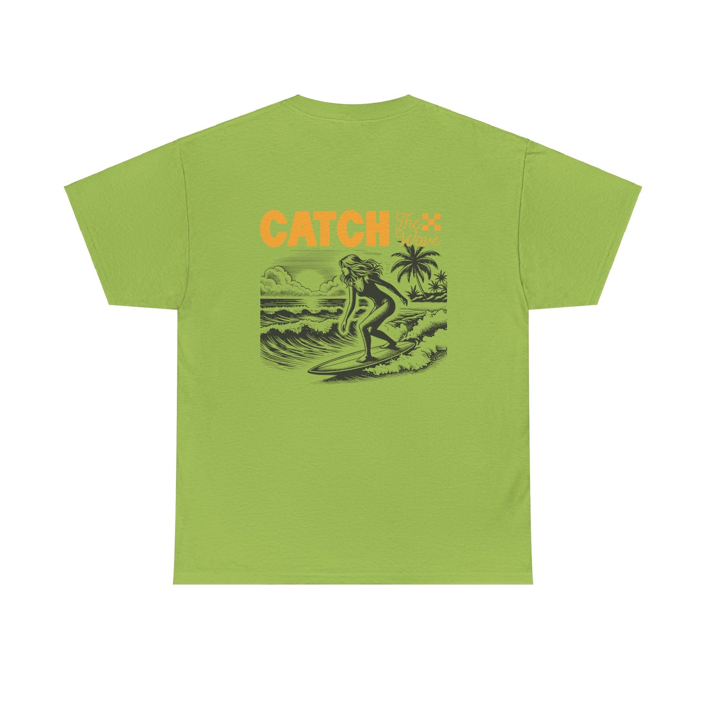 Wild Beach-- Catch the WaveUnisex Heavy Cotton Tee