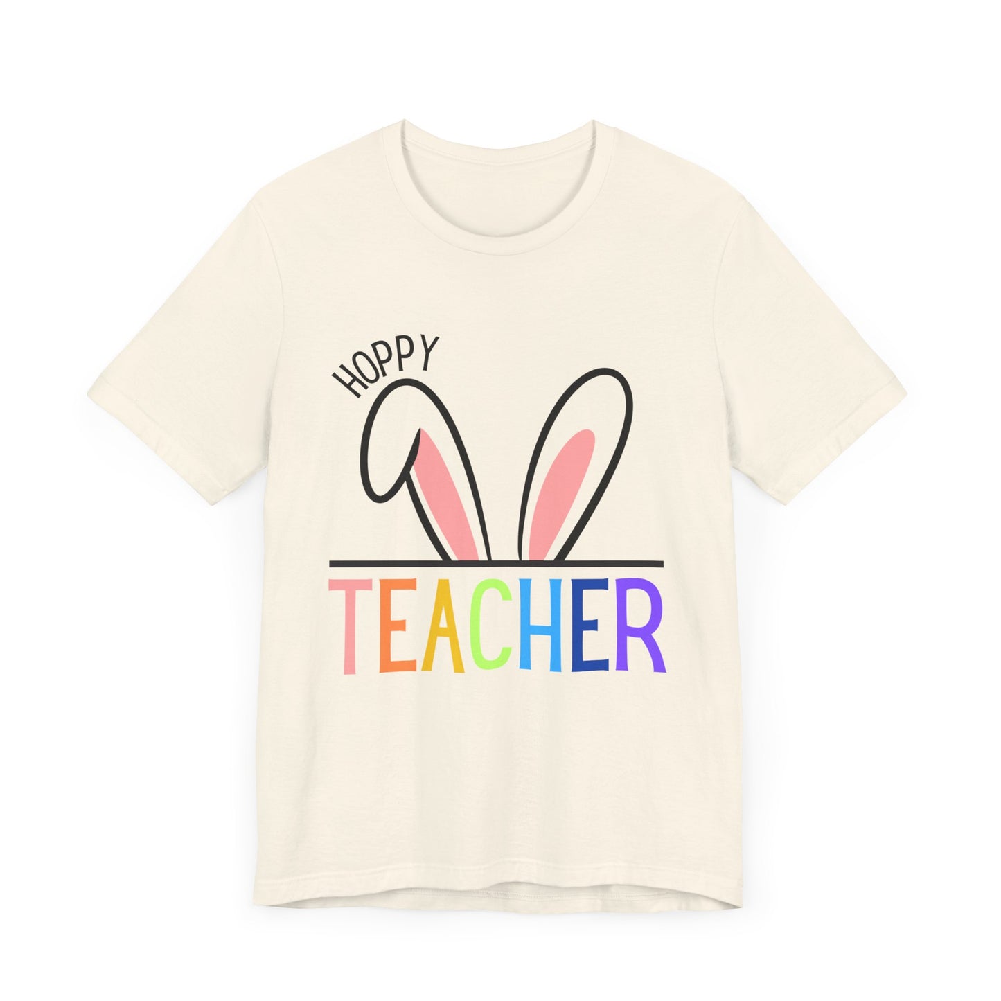 Hoppy Teacher Unisex Jersey Short Sleeve Tee