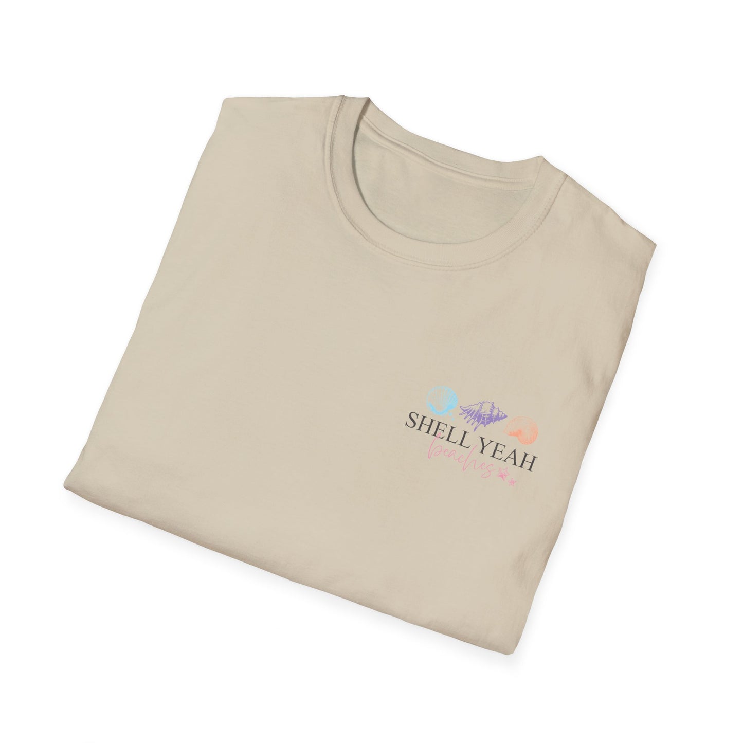 Shell Yeah Beaches, SUN SAND- Margarita IN HAND Unisex Softstyle T-Shirt