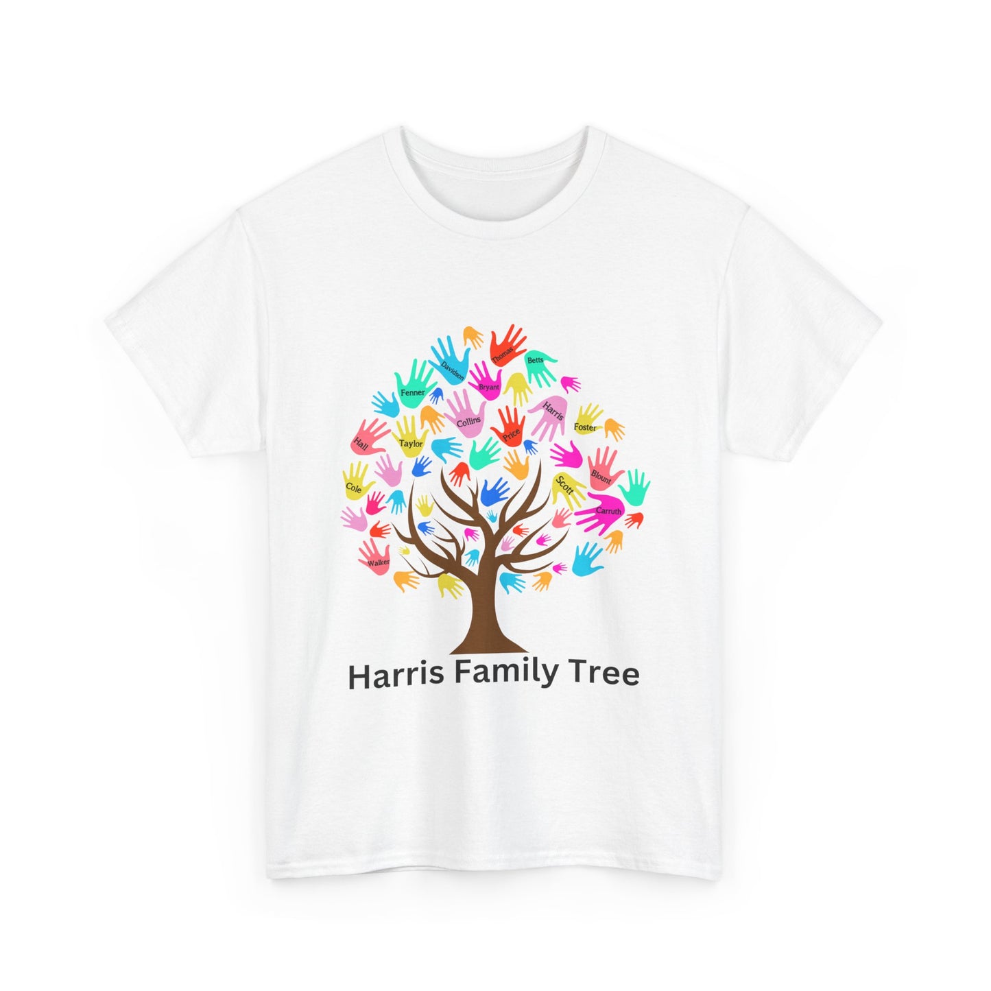 Harris Family Tree Set 1 Gildan Unisex Heavy Cotton Tee