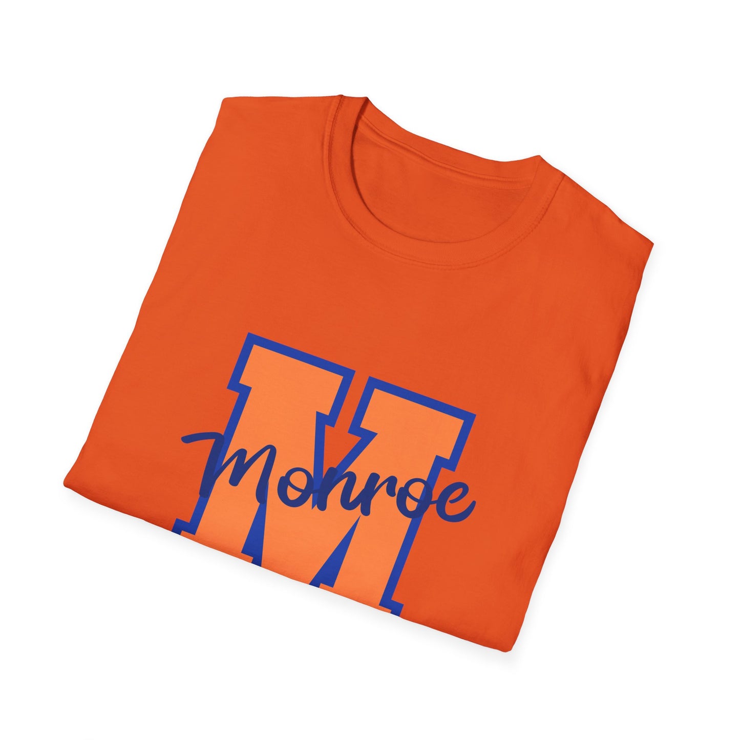 Monroe Orange M  Unisex Softstyle T-Shirt