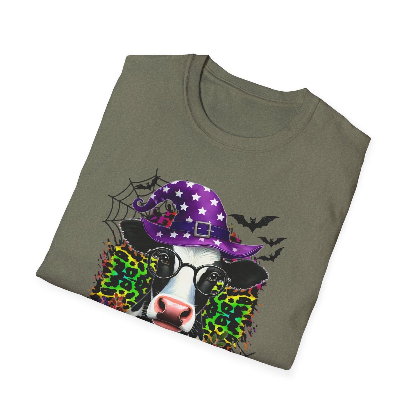 Spooky Cow Halloween T-Shirt - Hocus Pocus Heifer Design