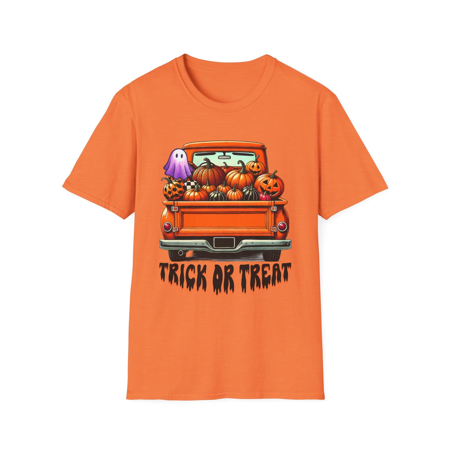 Unisex Halloween T-Shirt - Trick or Treat Vintage Design