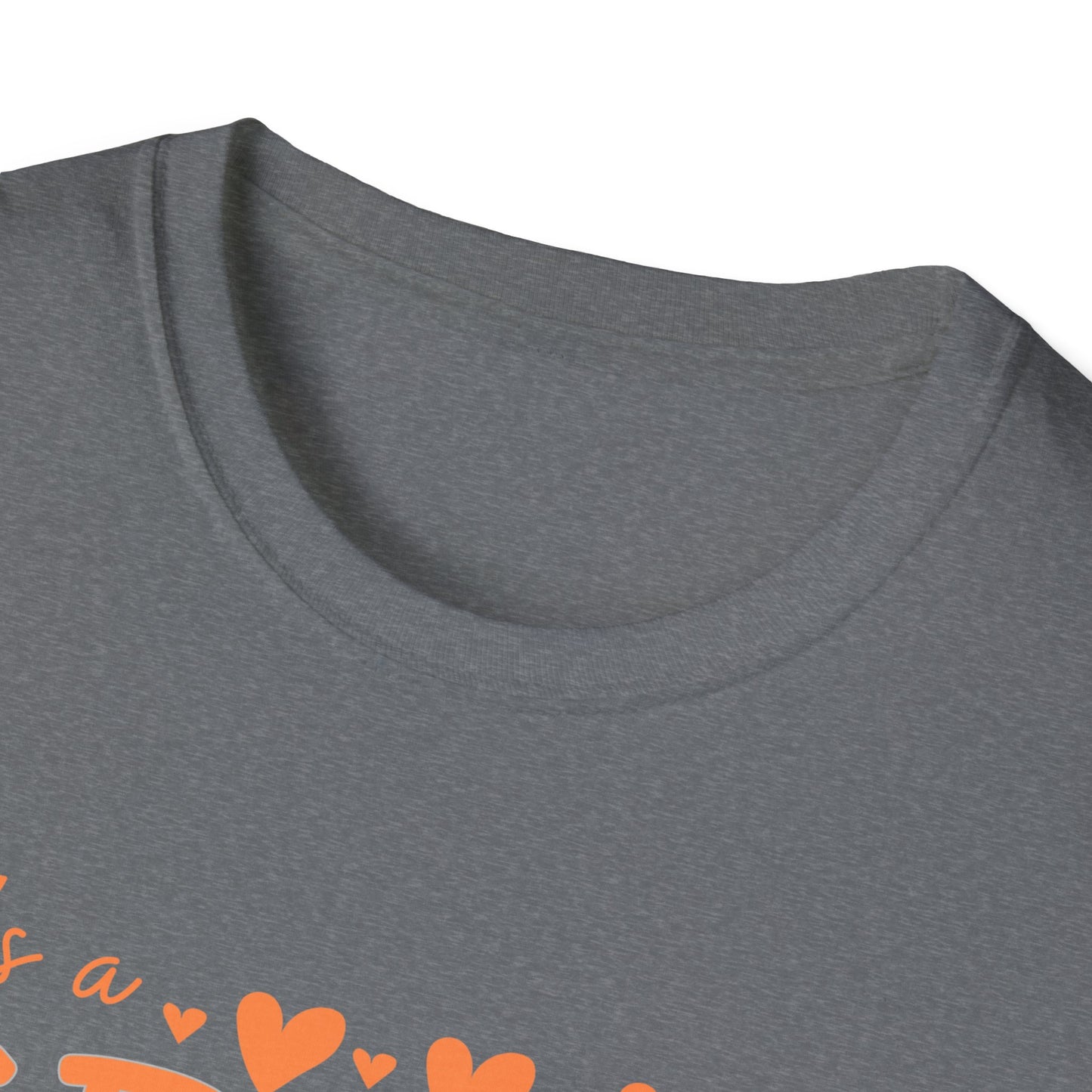 It's a Great Day to Be a Monarch! Orange Lettering  Unisex Softstyle T-Shirt