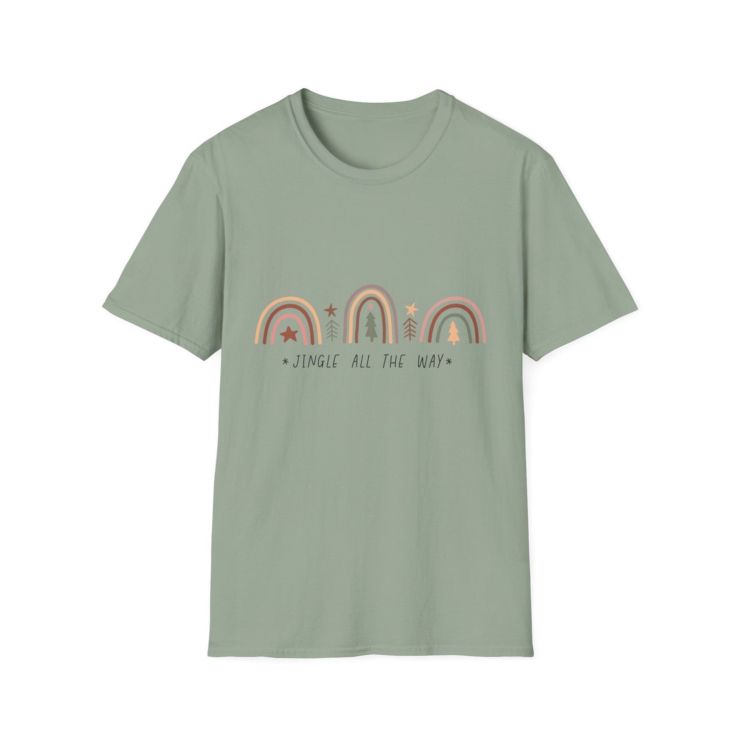 Jingle All the Way Unisex Softstyle T-Shirt – Festive Holiday Christmas Vibes