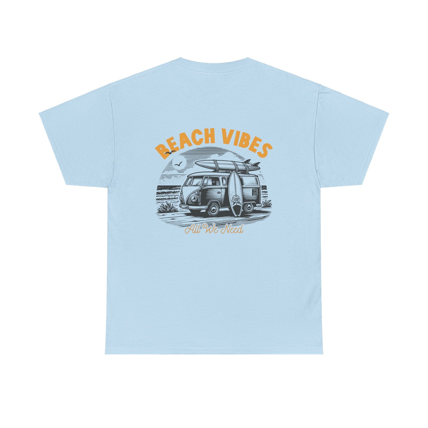 Vintage Summer/Beach Vibes Unisex Heavy Cotton Tee