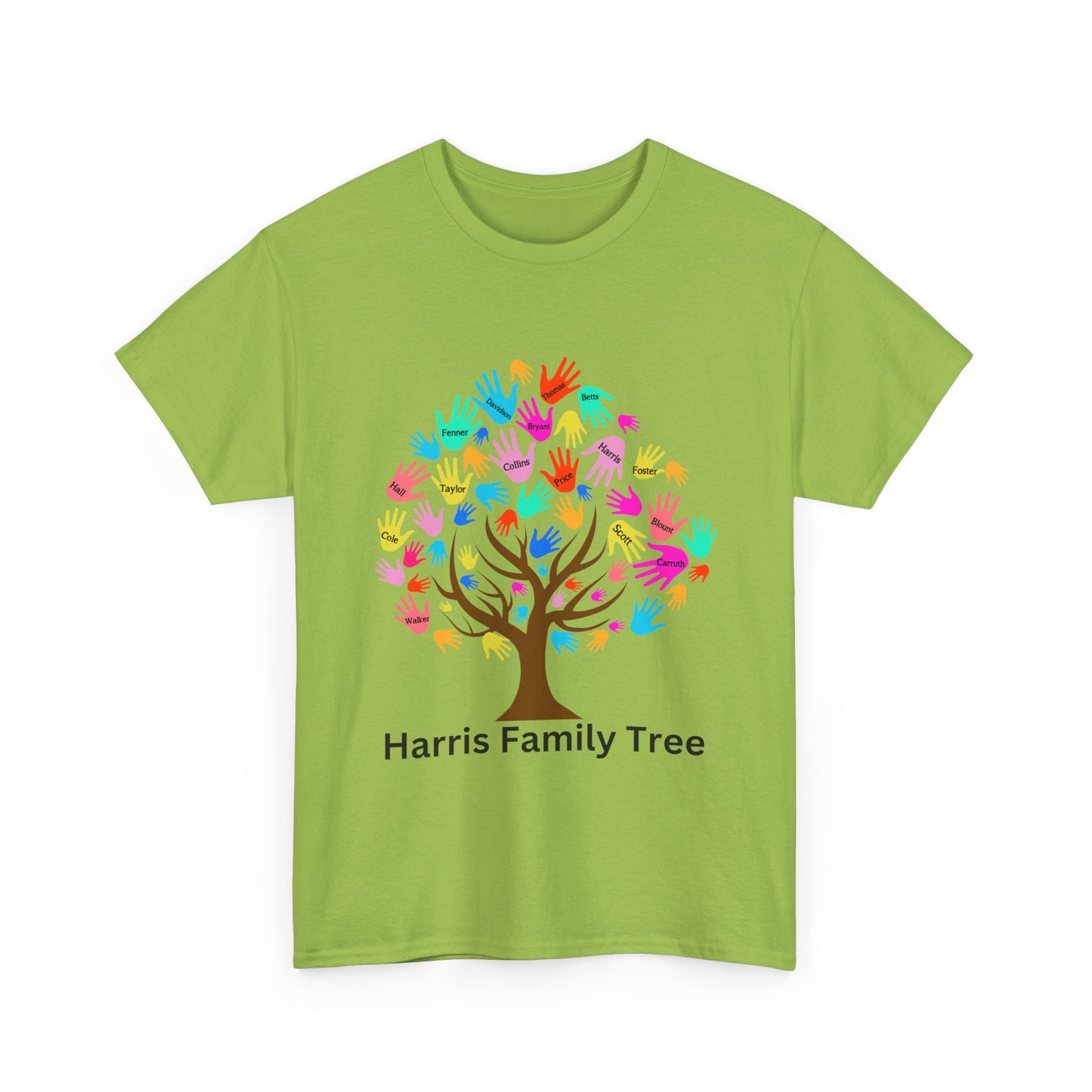 Harris Family Tree Set 1 Gildan Unisex Heavy Cotton Tee