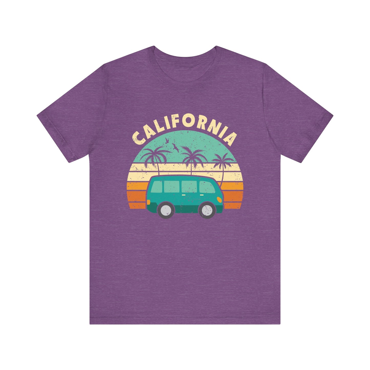 California Hippie Design Unisex Jersey Short Sleeve Tee