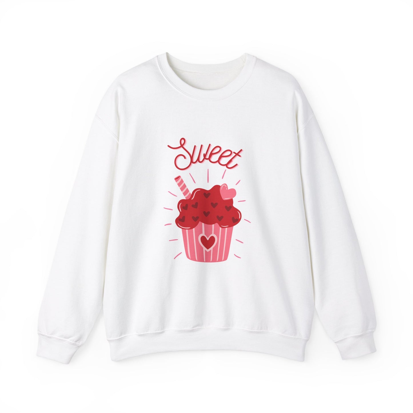 Valentines Cupcake Unisex Heavy Blend™ Crewneck Sweatshirt