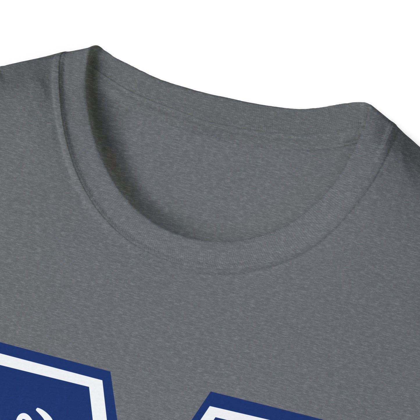Blue Varsity M Monroe NavUnisex Softstyle T-Shirt