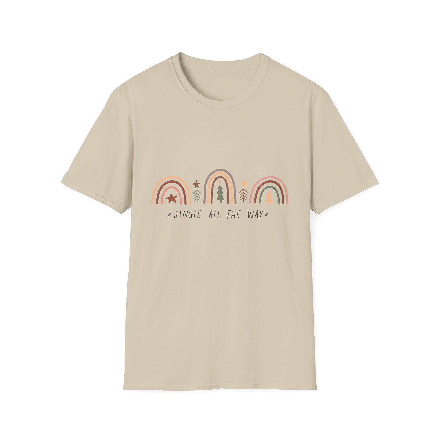 Jingle All the Way Unisex Softstyle T-Shirt – Festive Holiday Christmas Vibes