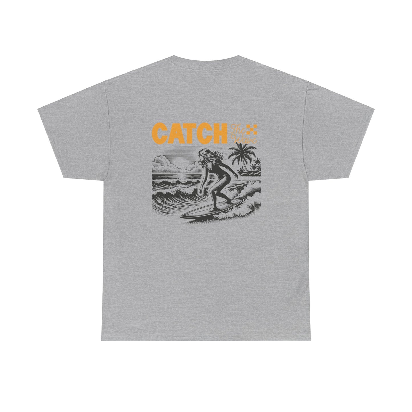 Wild Beach-- Catch the WaveUnisex Heavy Cotton Tee