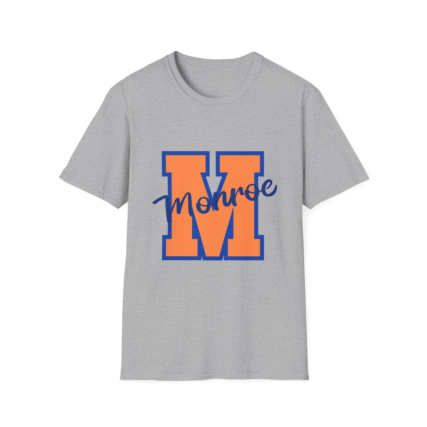 Monroe Orange M  Unisex Softstyle T-Shirt