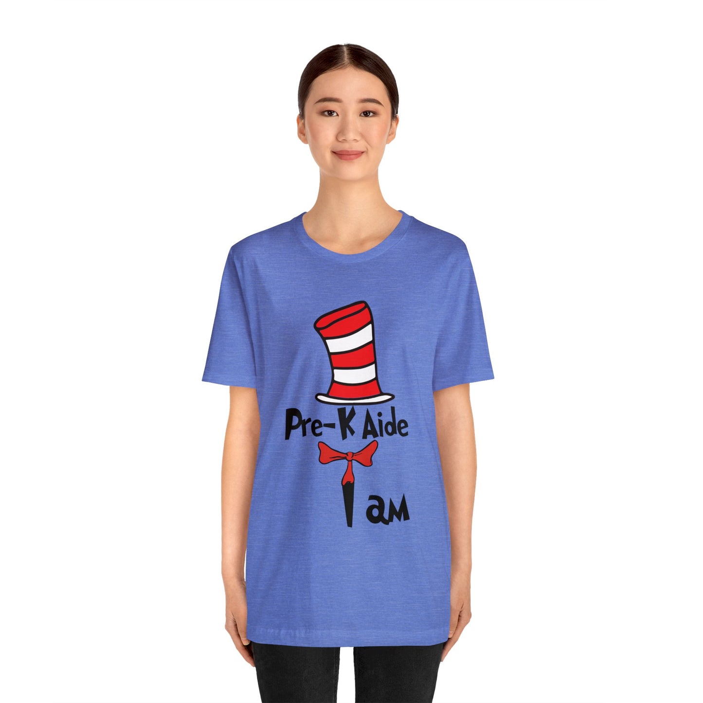 Pre-K Aide I amUnisex Jersey Short Sleeve Tee