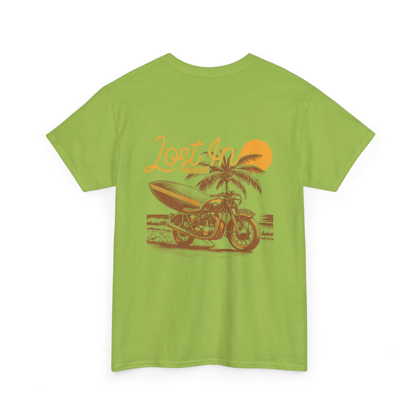 Lost in Paradise MOTOR AND SURF Vintage Surf Unisex Heavy Cotton Tee