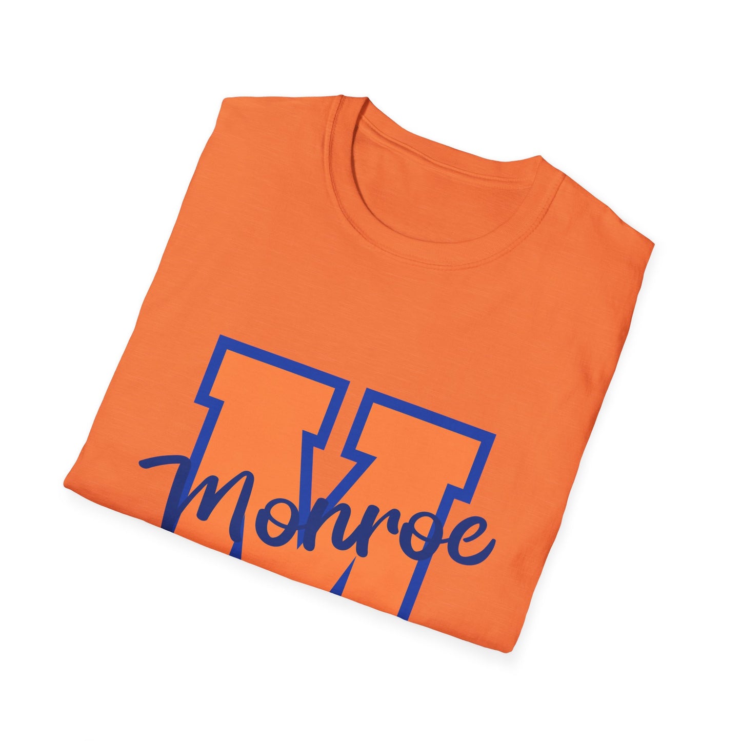 Monroe Orange M  Unisex Softstyle T-Shirt