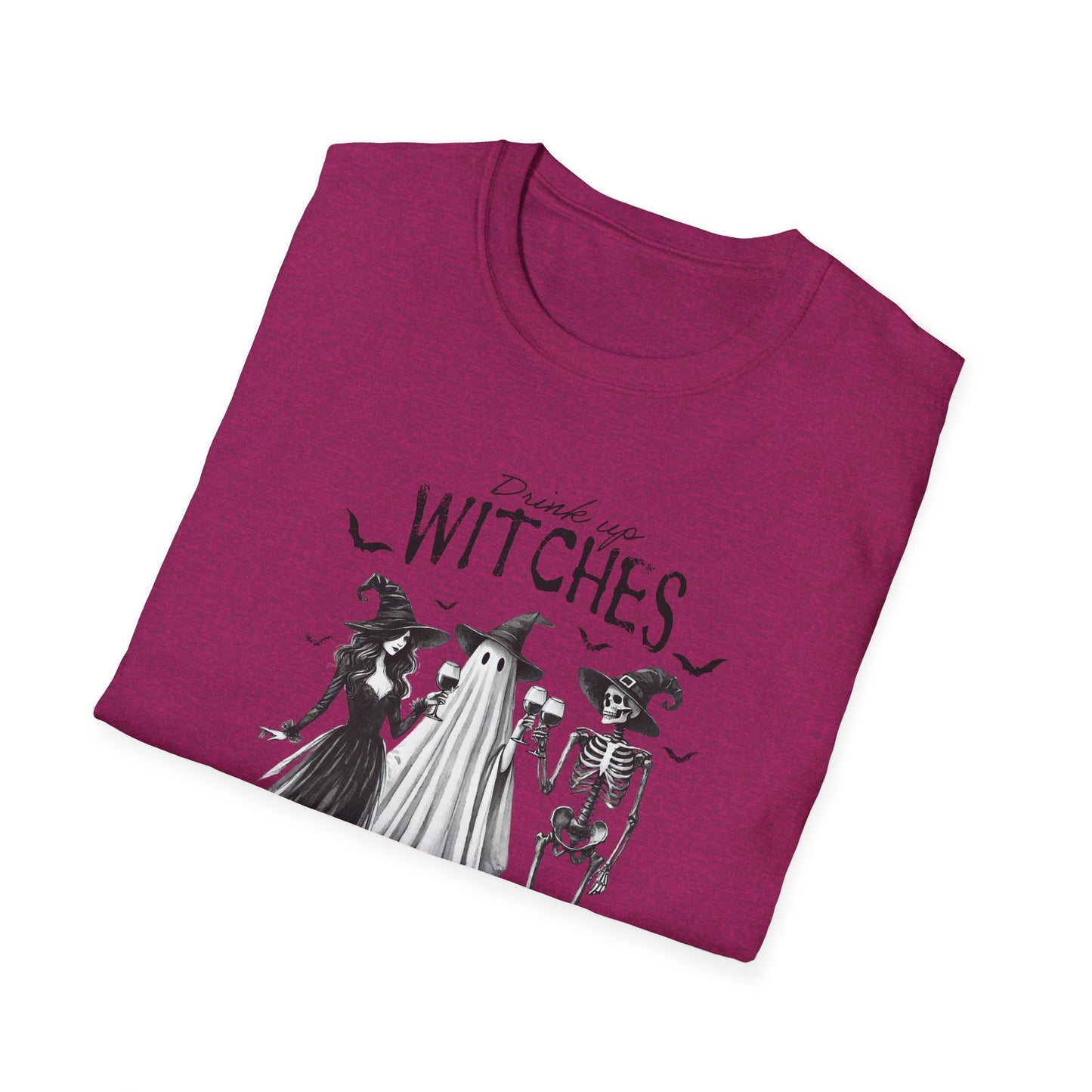 Spooky Witches Unisex Softstyle T-Shirt - Perfect for Halloween