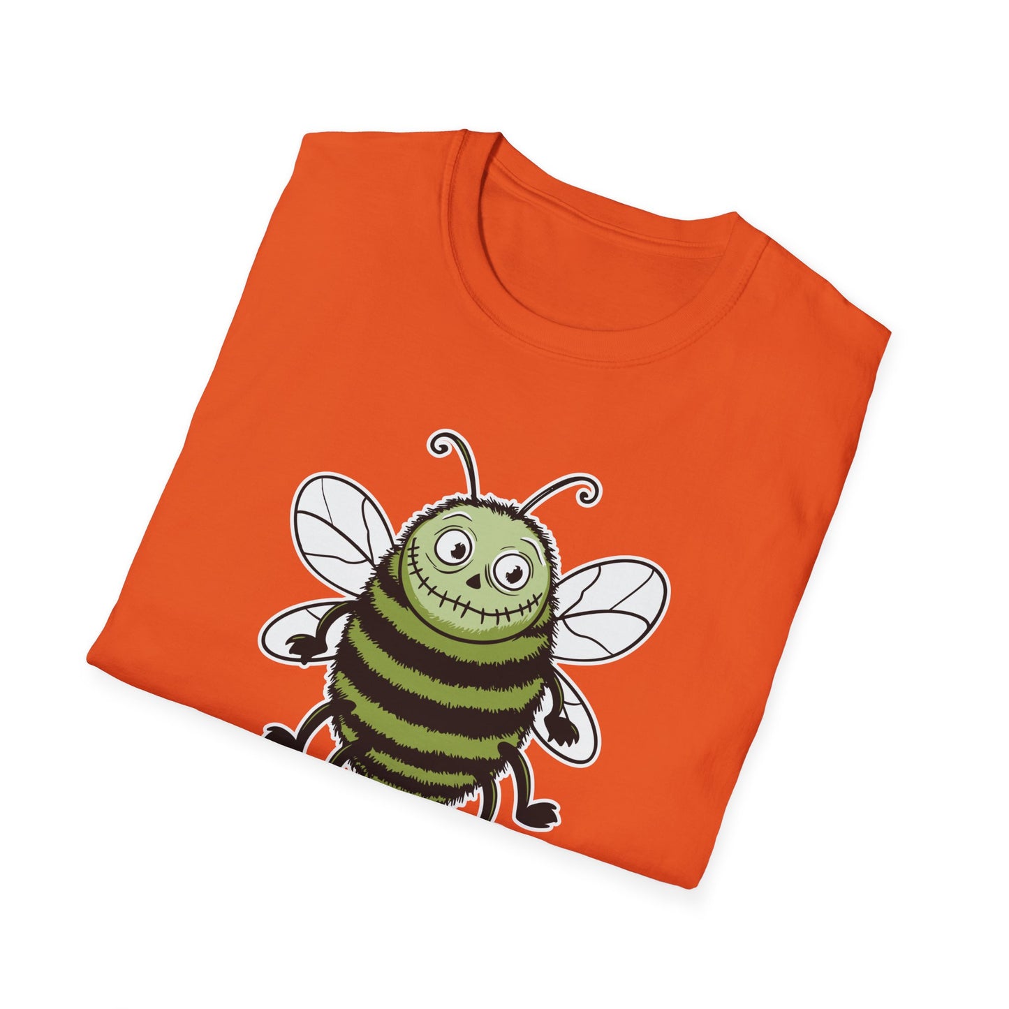 Zom-Bee Unisex Softstyle T-Shirt - Spooky Fun for Halloween