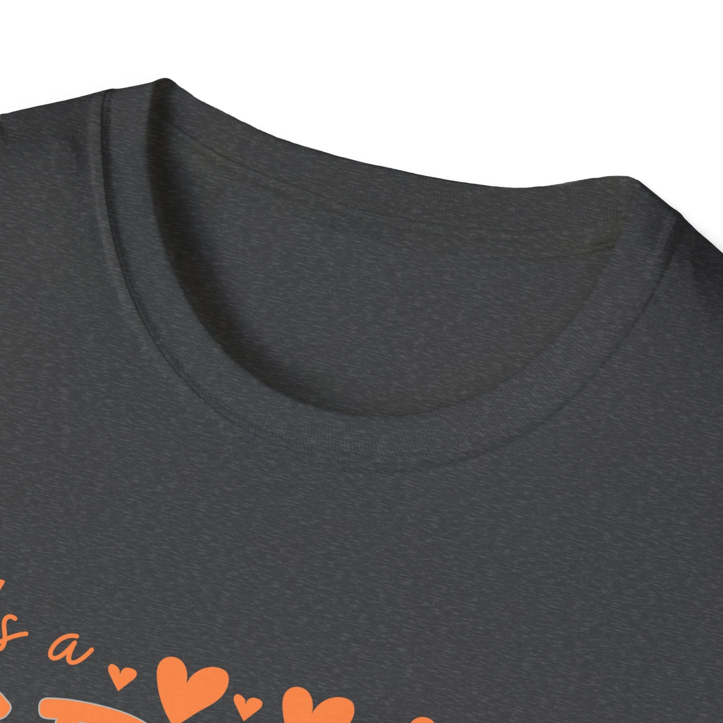 It's a Great Day to Be a Monarch! Orange Lettering  Unisex Softstyle T-Shirt