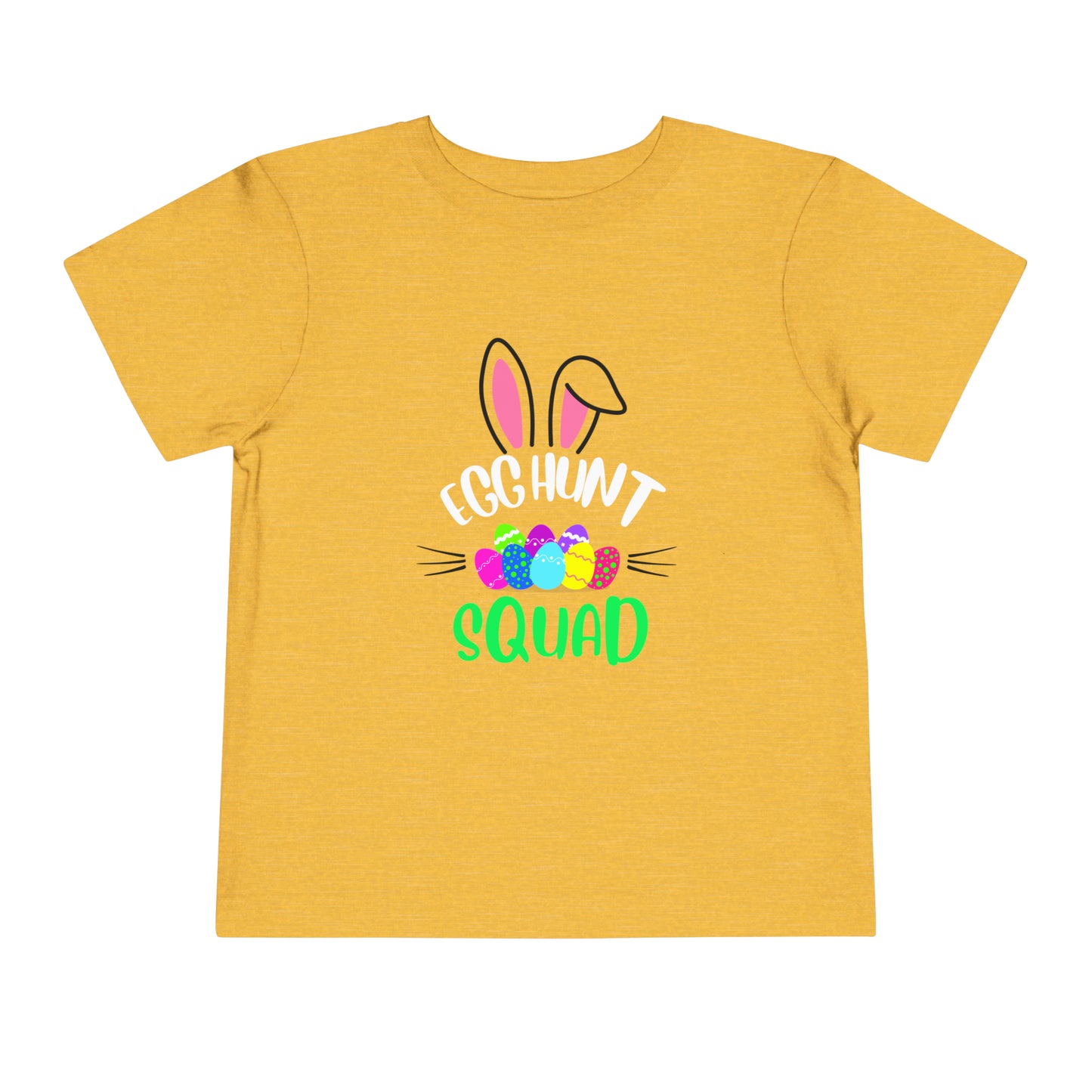 Egg Hunt Squad Toddler Short Sleeve Tee