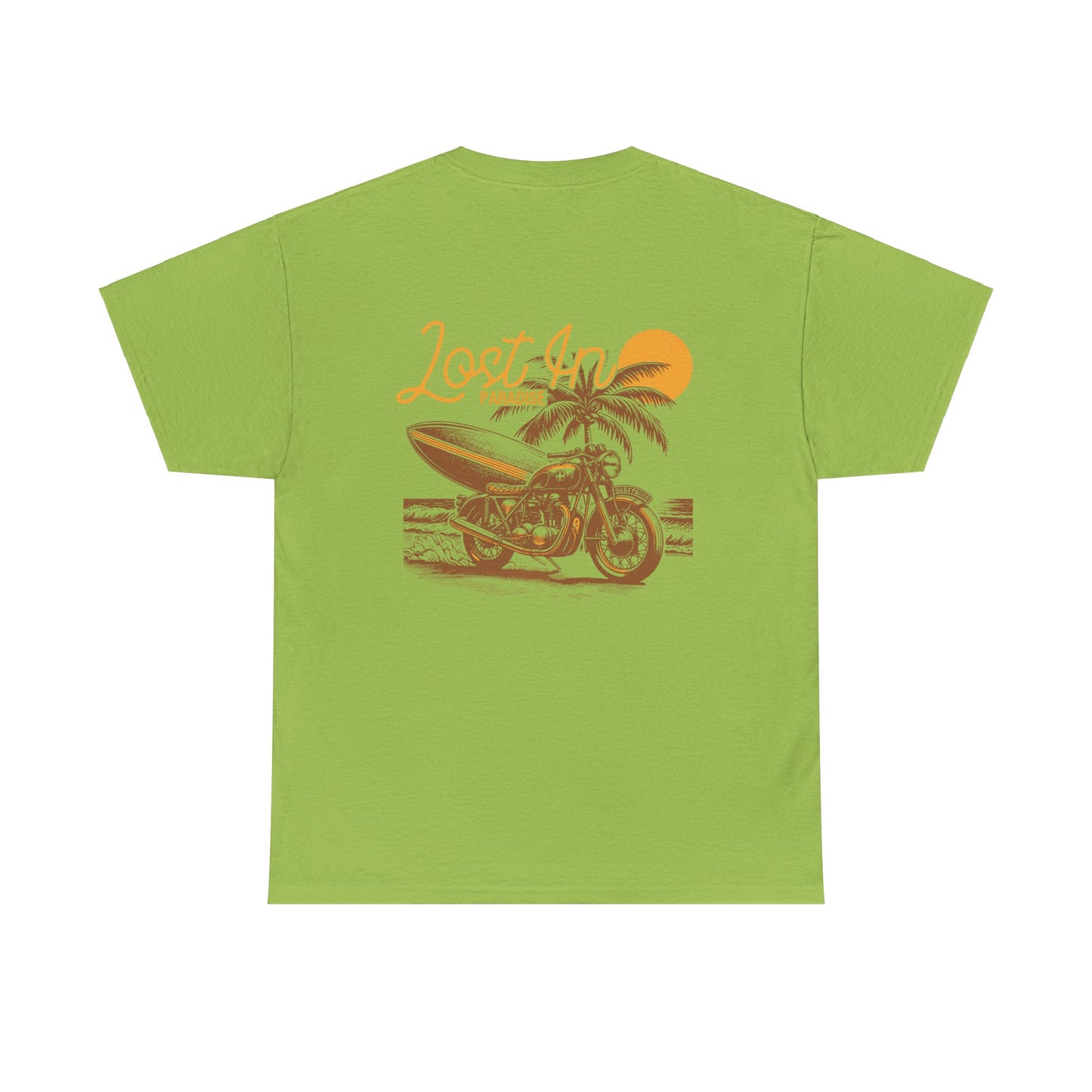 Lost in Paradise MOTOR AND SURF Vintage Surf Unisex Heavy Cotton Tee