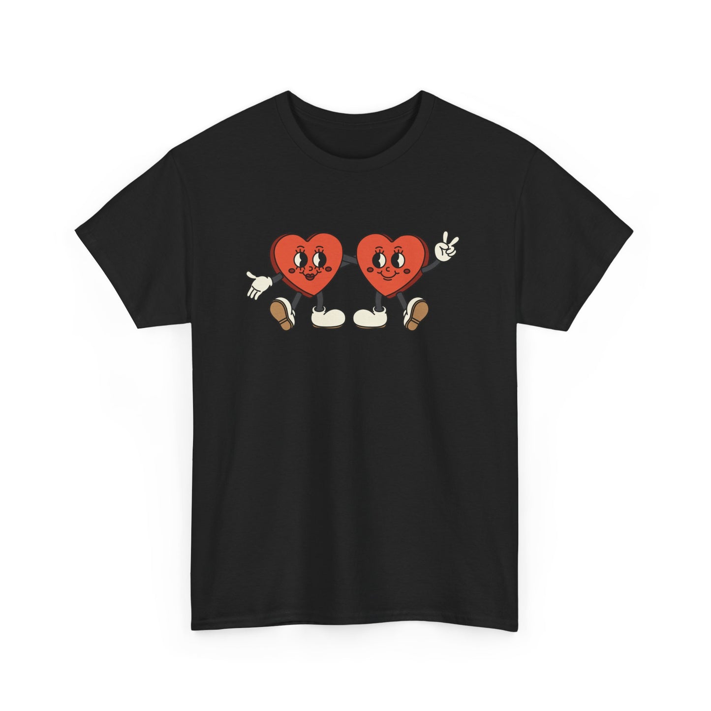 2 of Hearts Valentines Shirt Unisex Heavy Cotton Tee