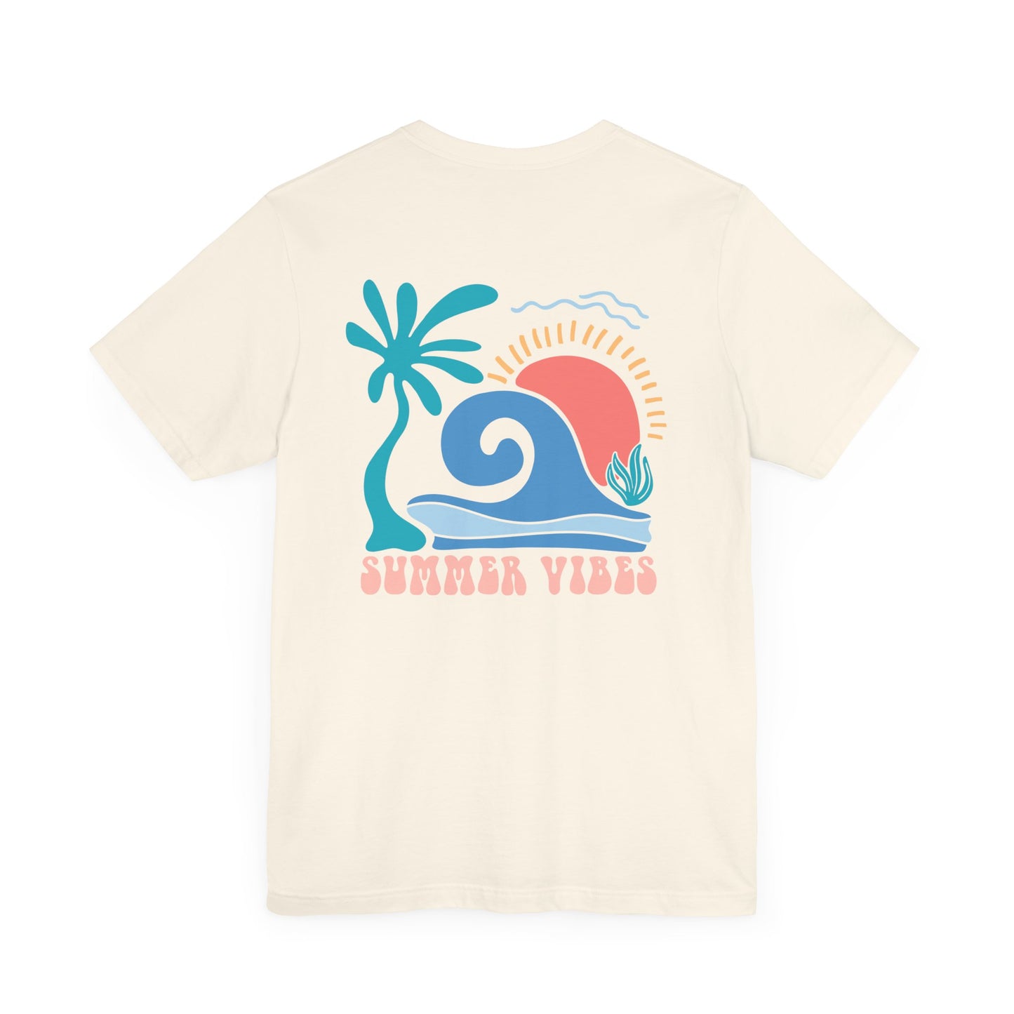 Summer Vibes Beach More Worry Less Unisex Jersey Short Sleeve Tee