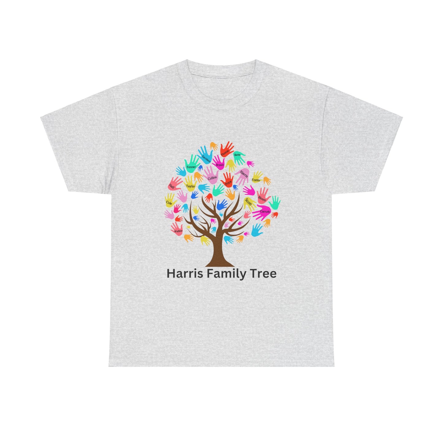 Harris Family Tree Set 1 Gildan Unisex Heavy Cotton Tee