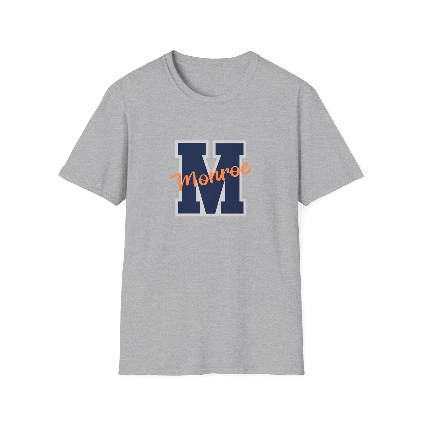 Orange Monroe Navy MUnisex Softstyle T-Shirt