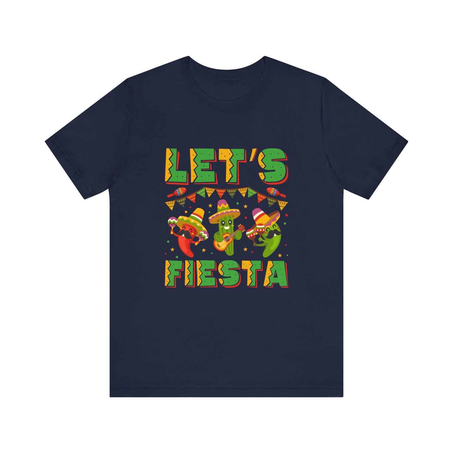 Let's Fiesta Unisex Jersey Short Sleeve Tee