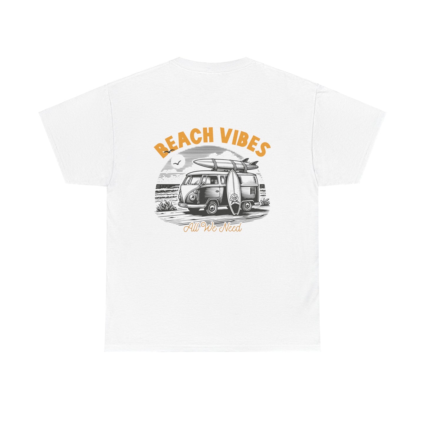 Vintage Summer/Beach Vibes Unisex Heavy Cotton Tee