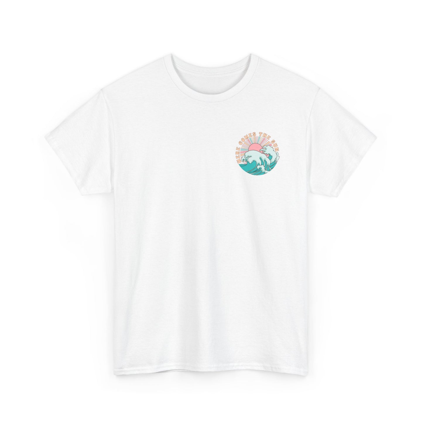 Here Comes the Sun Beach Bum Unisex Heavy Cotton Tee