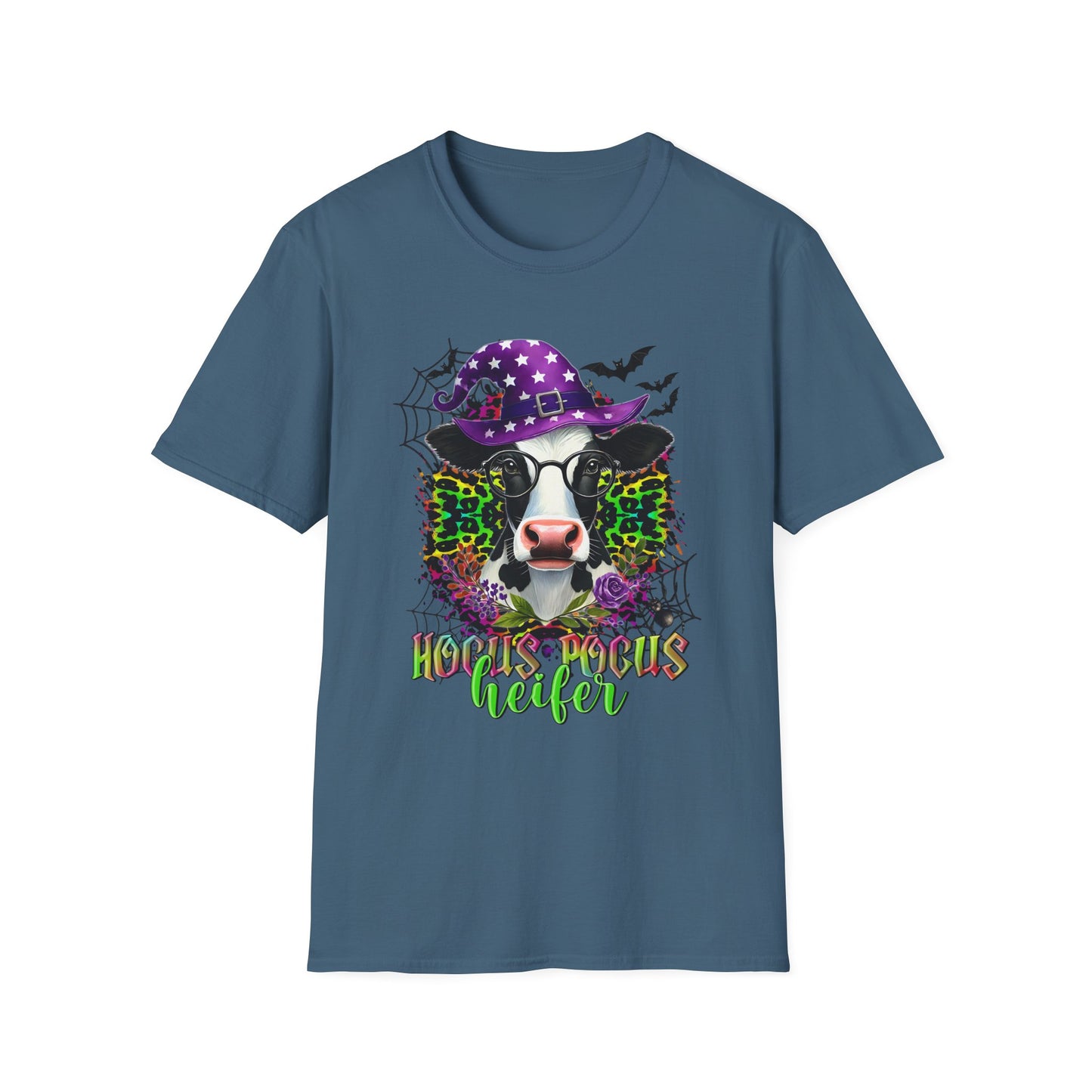 Spooky Cow Halloween T-Shirt - Hocus Pocus Heifer Design