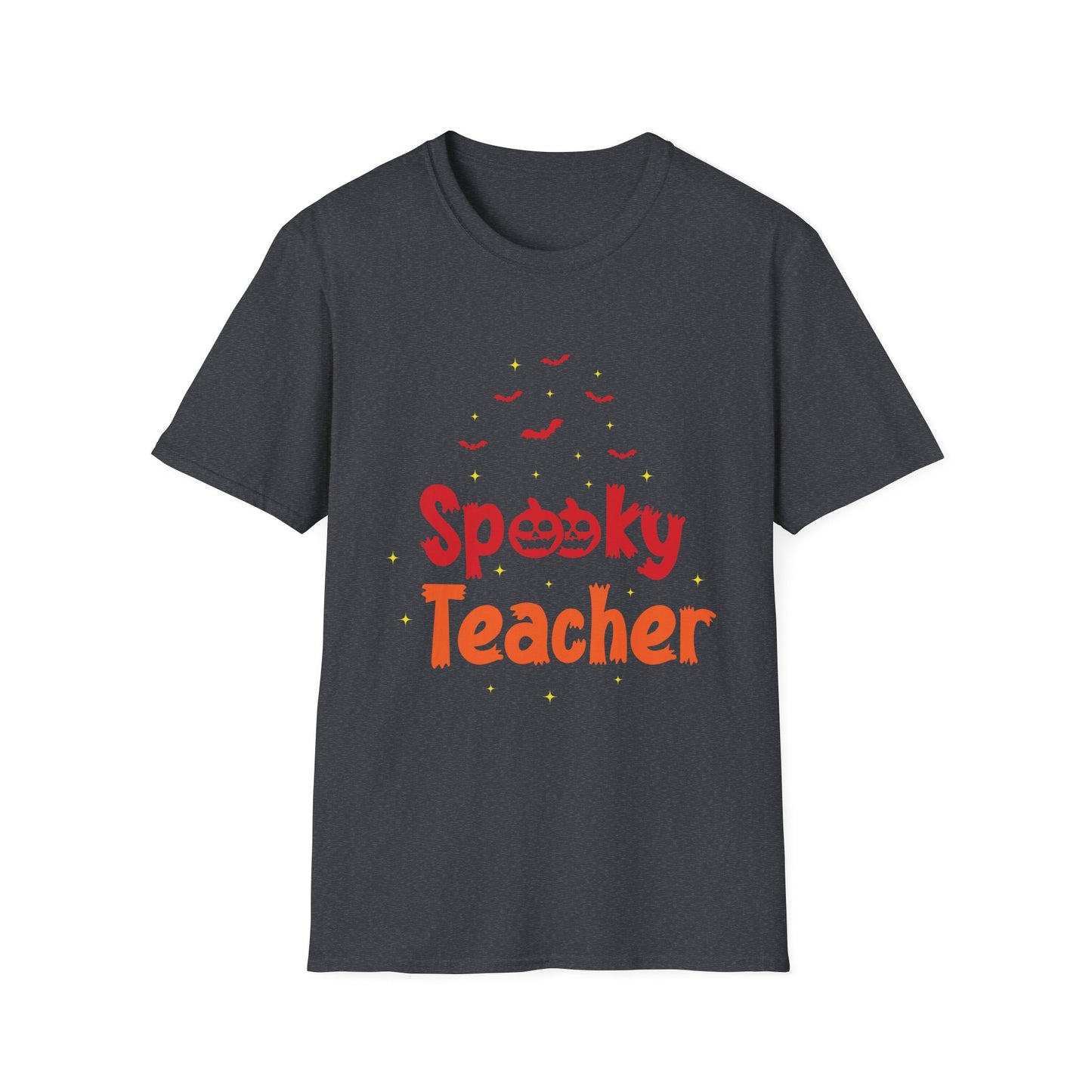 Spooky Teacher Unisex Softstyle T-Shirt - Perfect for Halloween School Celebrations