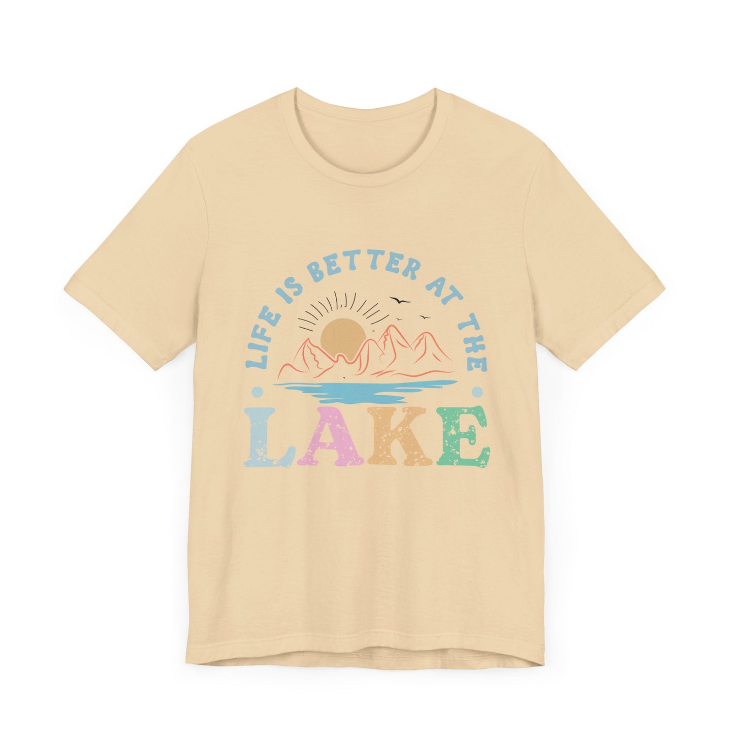 Life is Better at the Lake Unisex Jersey Short Sleeve Tee