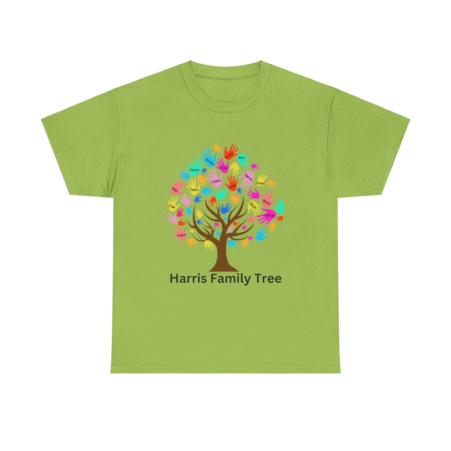 Harris Family Tree Set 1 Gildan Unisex Heavy Cotton Tee