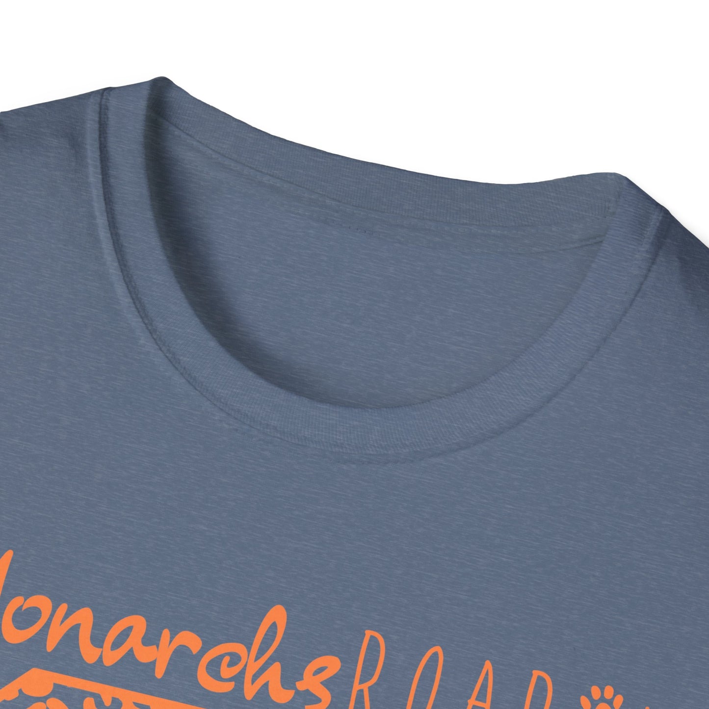 Go  Monarchs Orange Leopard Print Unisex Softstyle T-Shirt