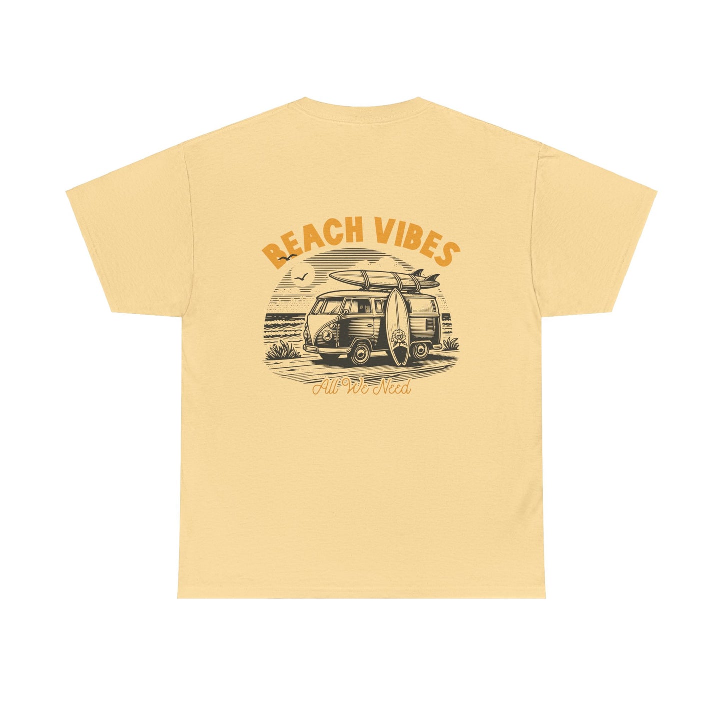 Vintage Summer/Beach Vibes Unisex Heavy Cotton Tee