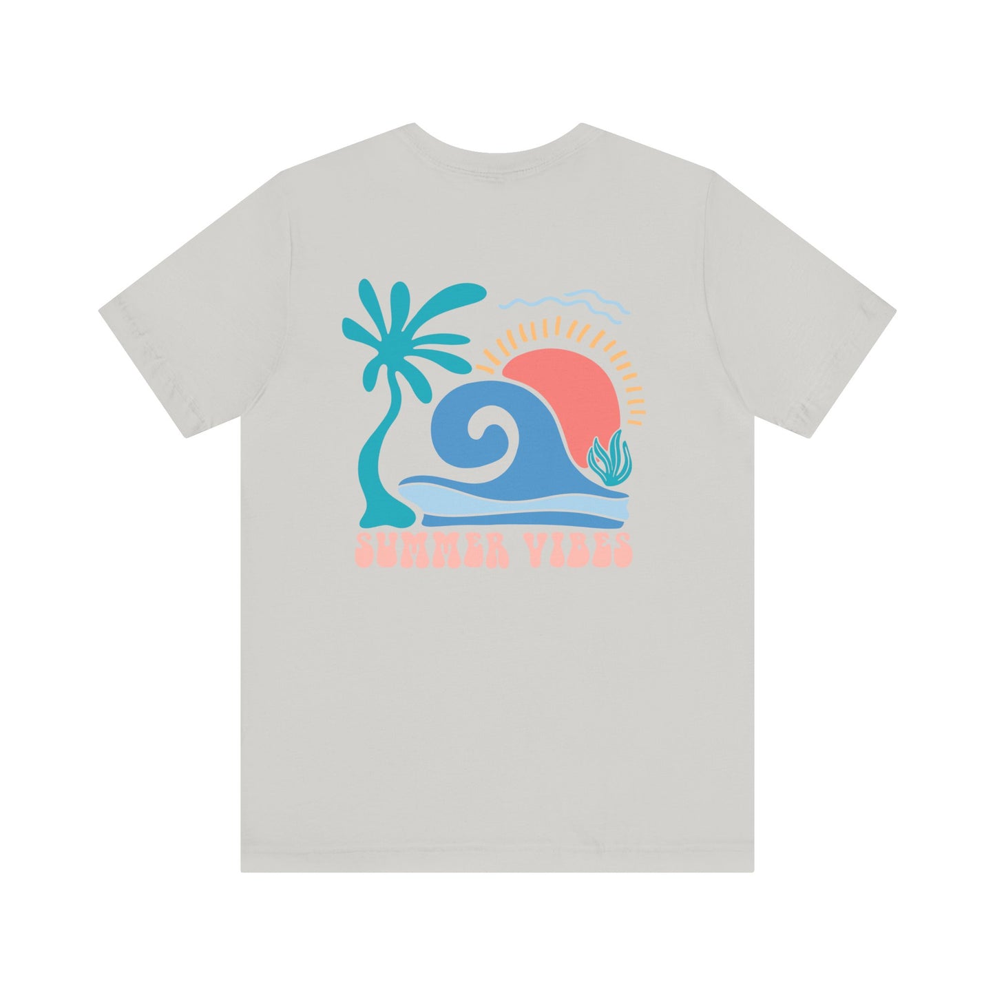 Summer Vibes Beach More Worry Less Unisex Jersey Short Sleeve Tee