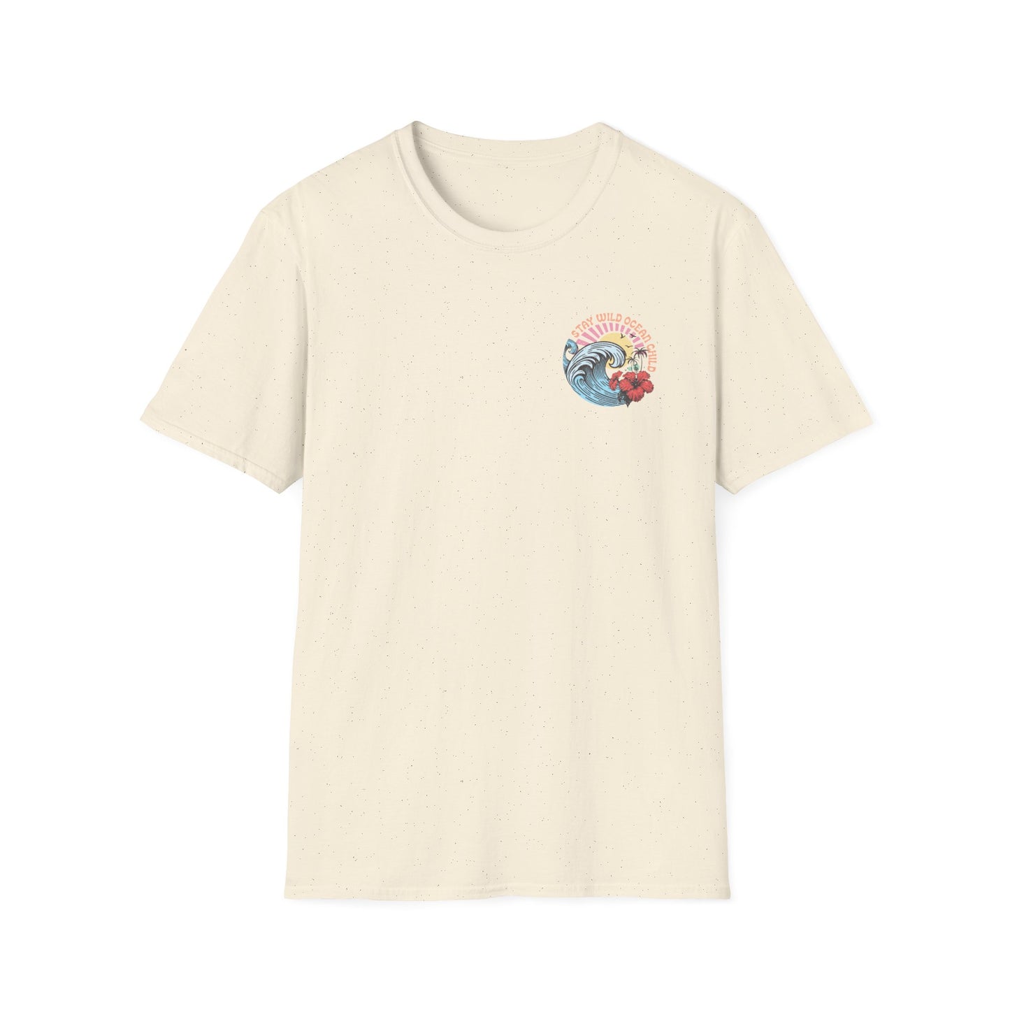 Salty but Sweet Flamingo Stay  Unisex Softstyle T-Shirt