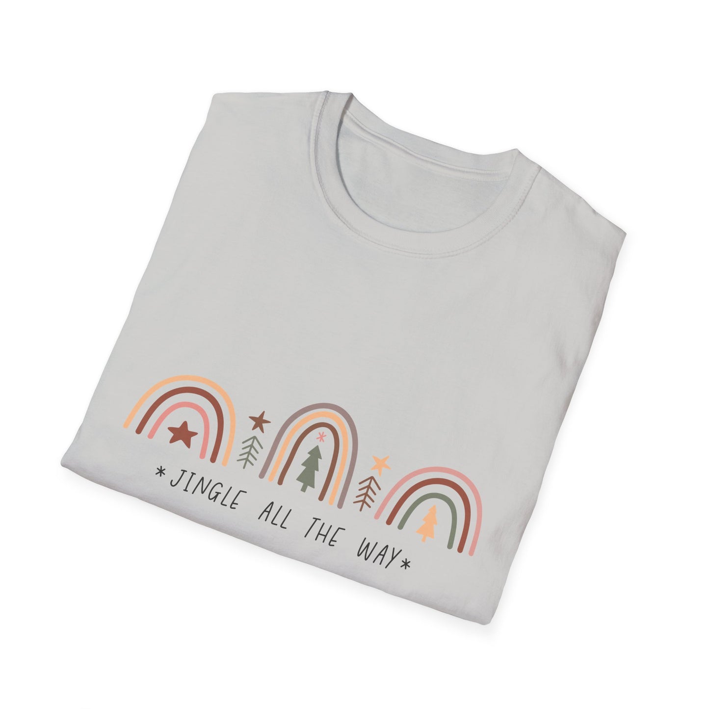 Jingle All the Way Unisex Softstyle T-Shirt – Festive Holiday Christmas Vibes