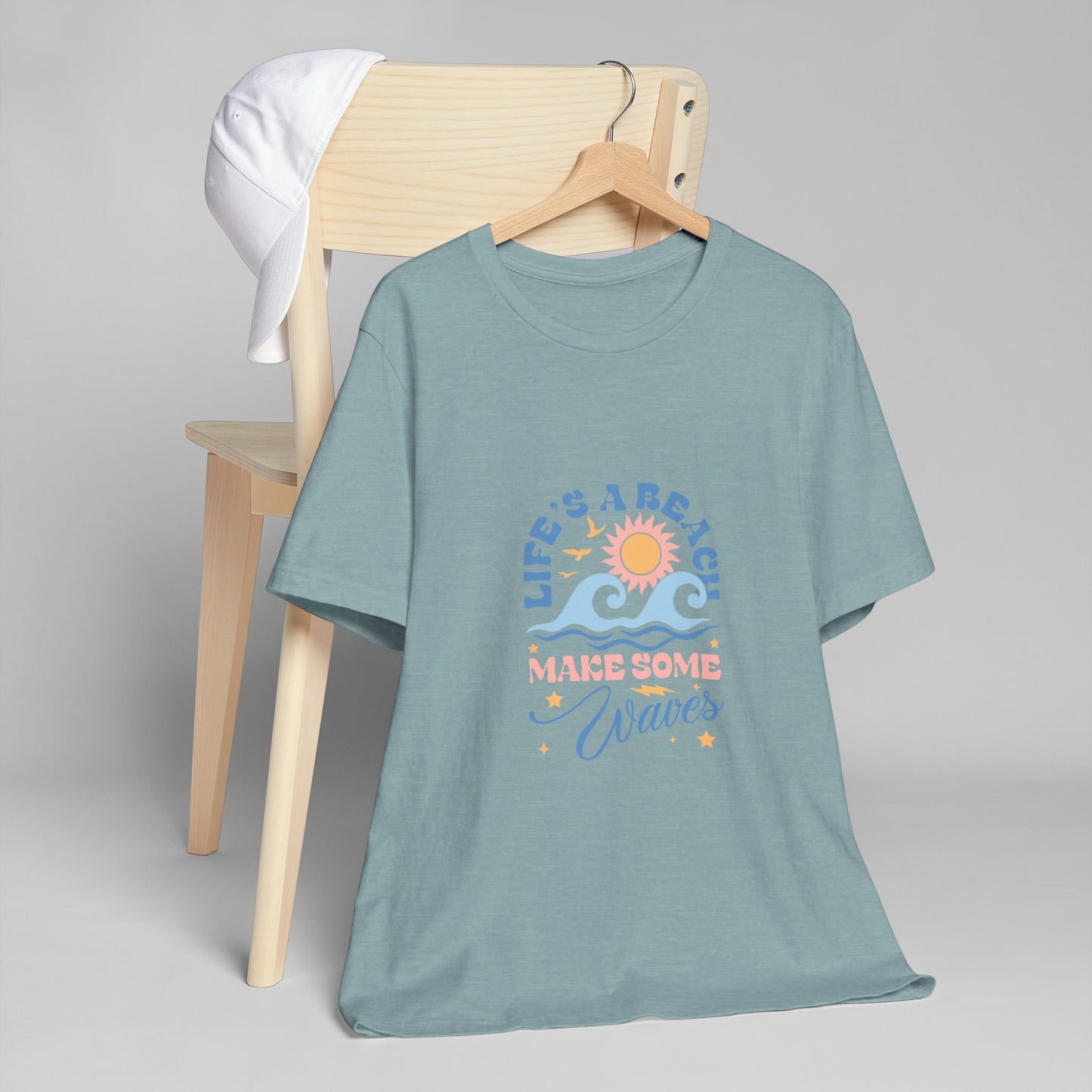 Life's a Beach Make Some Waves Unisex Jersey T-Shirt